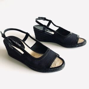 Donald J. Pliner Cheri Slingback Espadrille Wedge Sandals